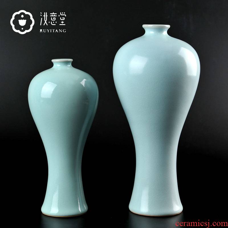 Archaize your up ceramic sitting room adornment porcelain vase furnishing articles contracted classic Chinese porcelain porcelain arts and crafts