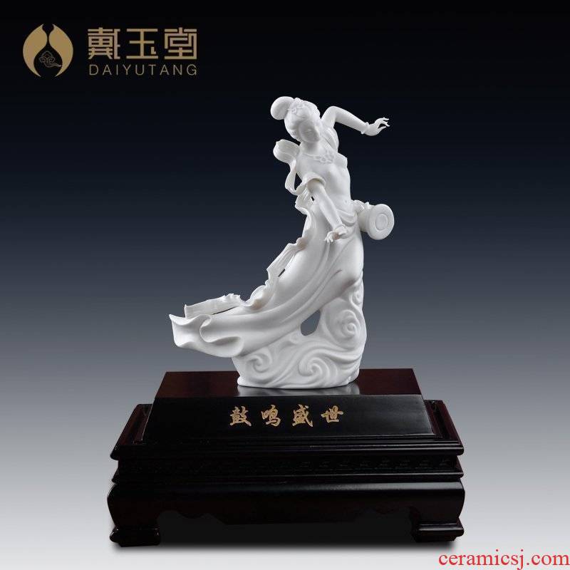 Yutang dai Su Xianzhong masters of dehua porcelain its art home furnishing articles/drum sound shengshi D30-61