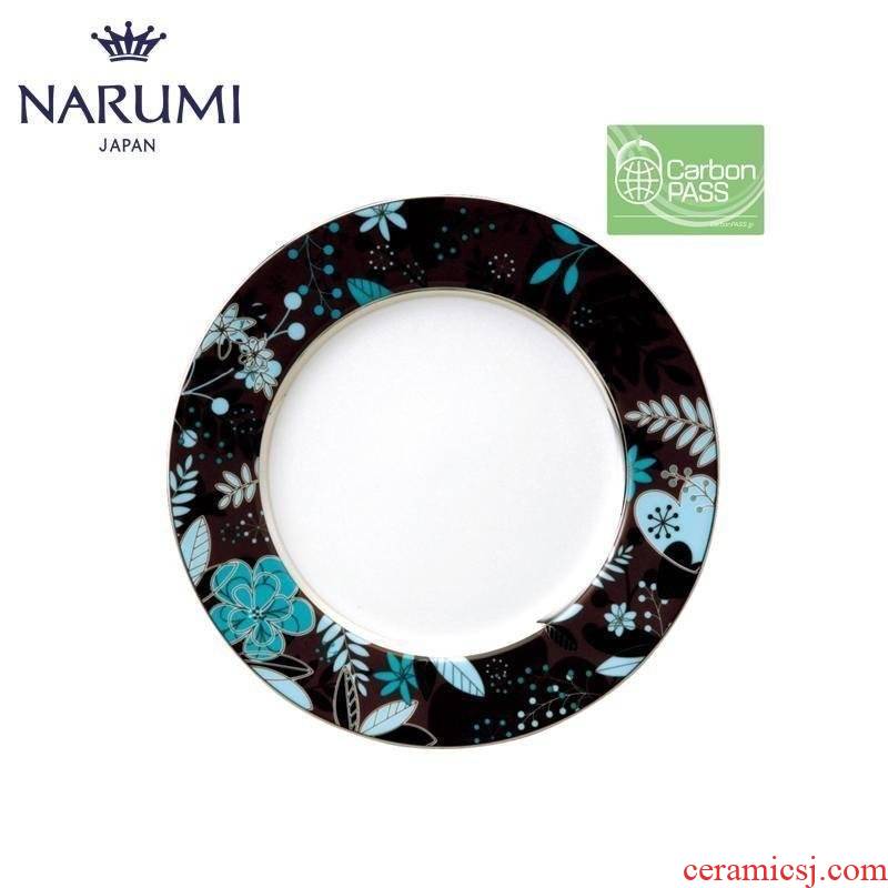 Japan NARUMI/sound Floral sea Paradise series 21 cm dessert plate ipads porcelain, 51068-1086