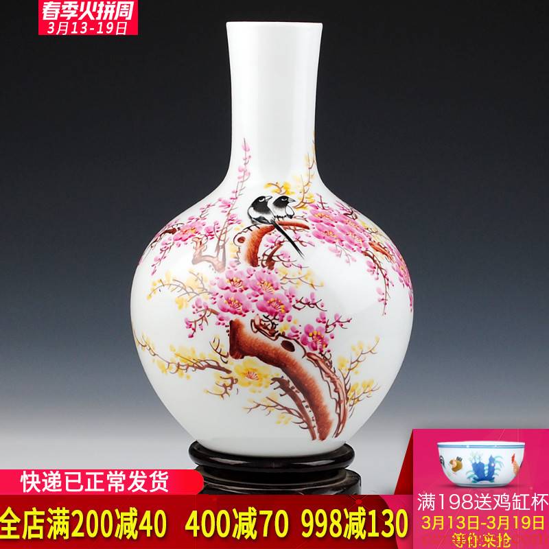 Jingdezhen ceramics master hu celebrity hand - made "awakening" I sitting room is placed