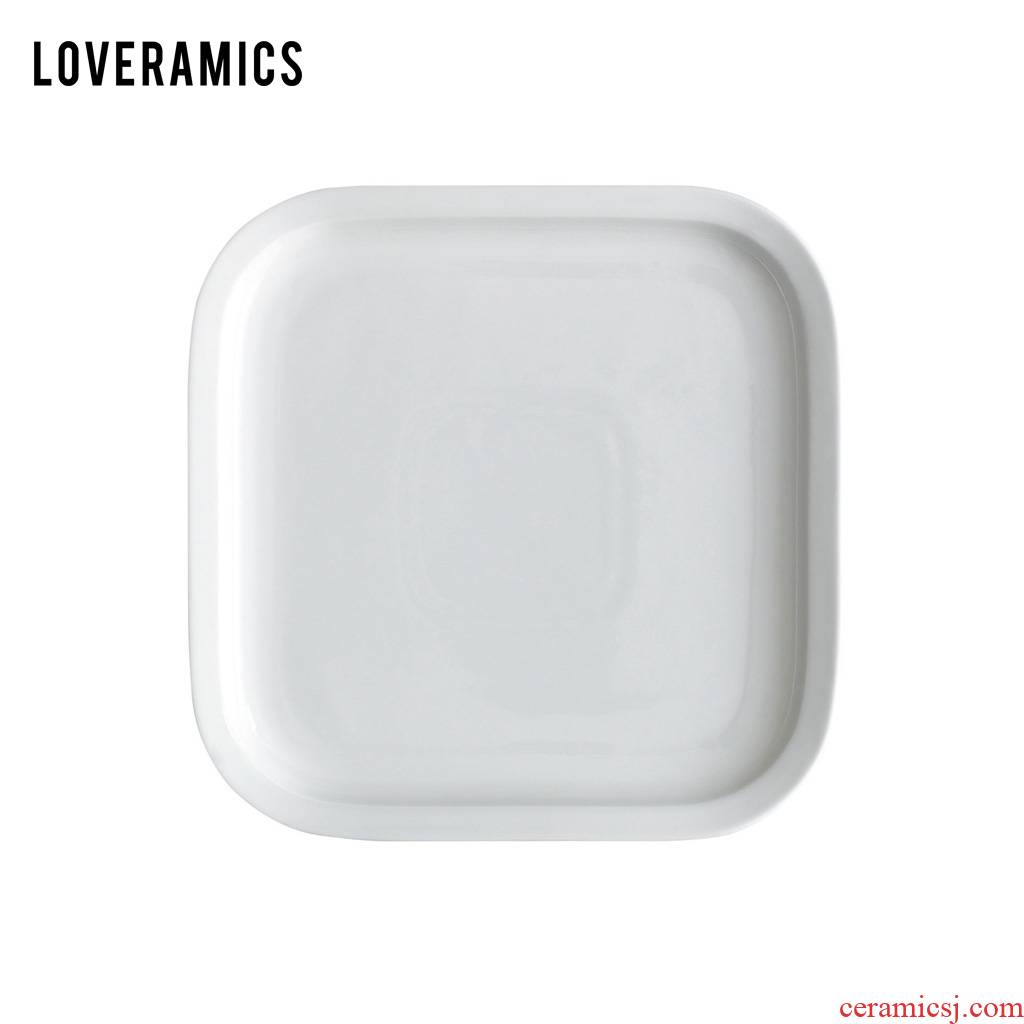 Loveramics love Mrs Er - go! Fashion series of 30 cm square, flat (white)