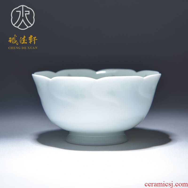 Cheng DE hin ceramic masters cup checking glass boutique single cup 297, linglong cup jasper