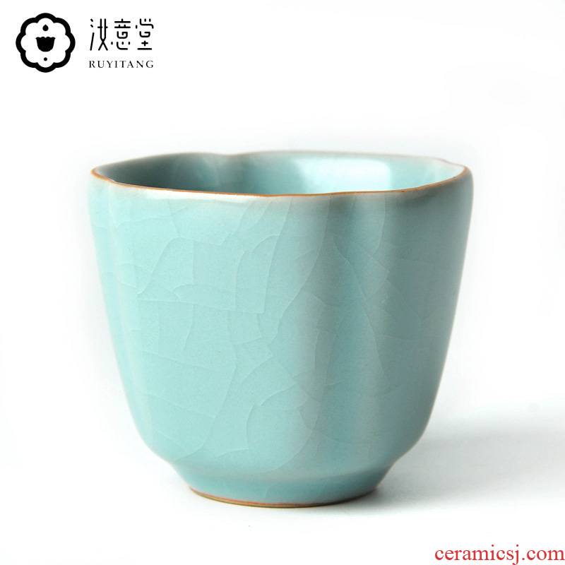 Archaize your up sample tea cup your porcelain cups master cup of ceramic tea cup kung fu tea set to open the slice single cup tea cup