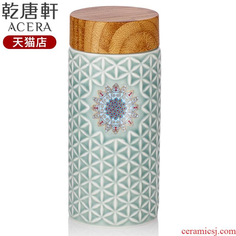 Do Tang Xuan porcelain cup the flower of life decals cup with single 400 ml ceramic cup