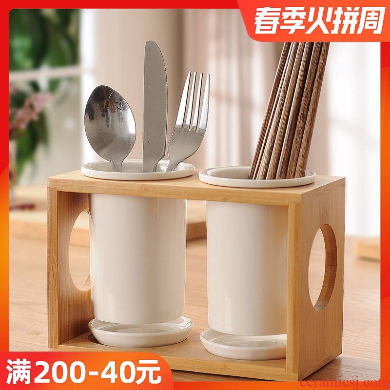 I and contracted chopsticks tube creative chopsticks chopsticks chopsticks cage frame drop box ceramics tableware knives and forks for aircraft cage