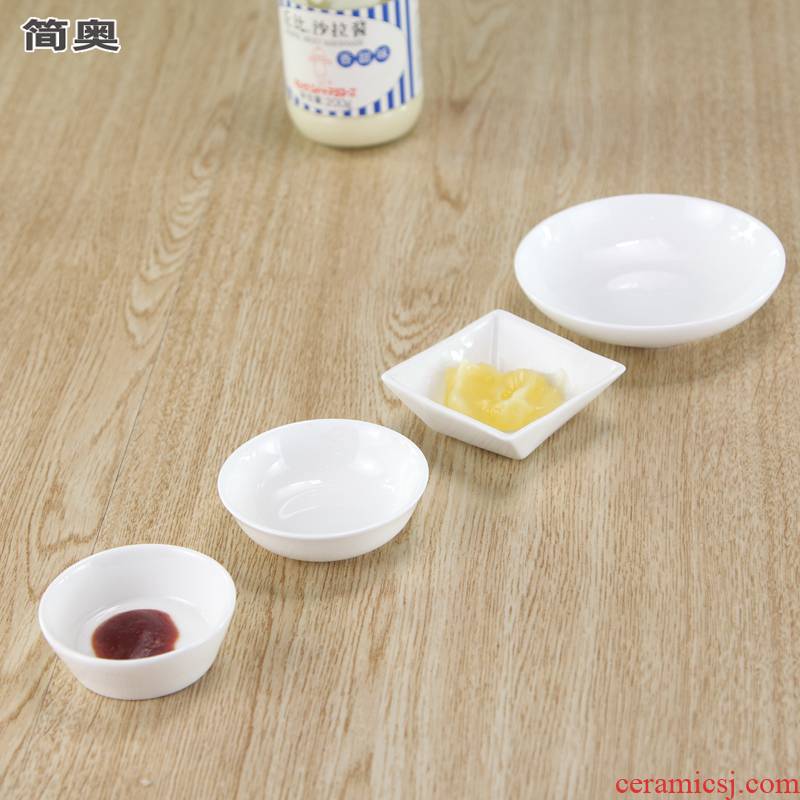 2.5 inch 4 inches for disc 3 inches dish butter dish tangshan ceramic ipads China small plate ipads China hotel