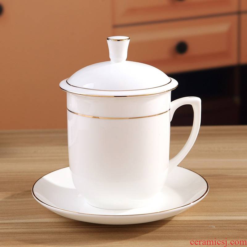 The Clean up ceramic cups with cover ipads porcelain jingdezhen ceramics water cup personal gift mugs custom office meeting
