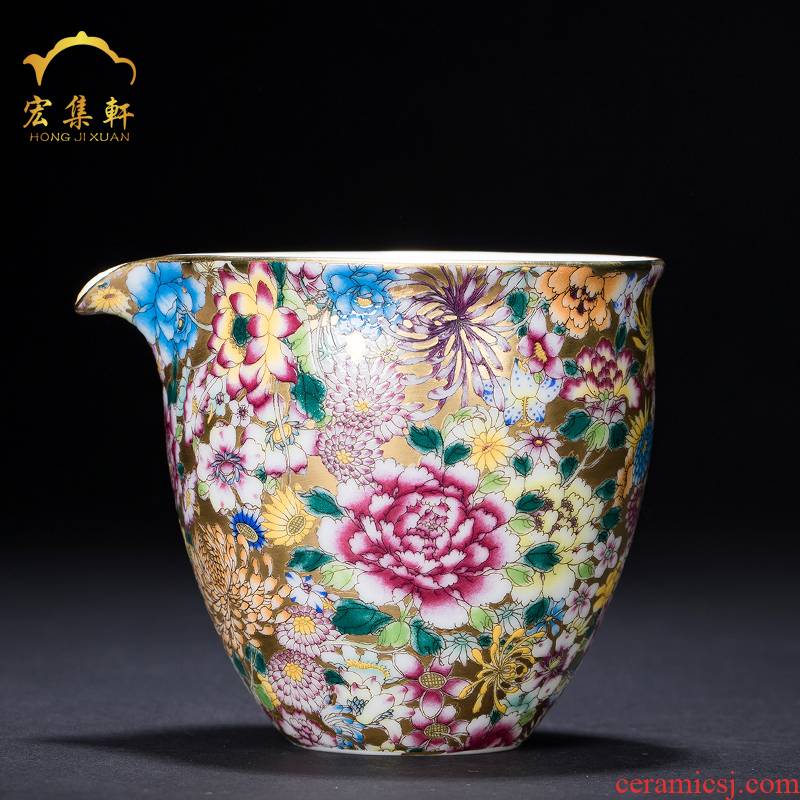 Jingdezhen pastel male cup kung fu tea is a large household ceramics enamel color restoring ancient ways just a cup of tea
