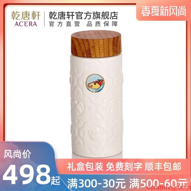 Dry Tang Xuan live 12 zodiac accompanied cup creative gift birthday gift porcelain ceramic cup with a cup