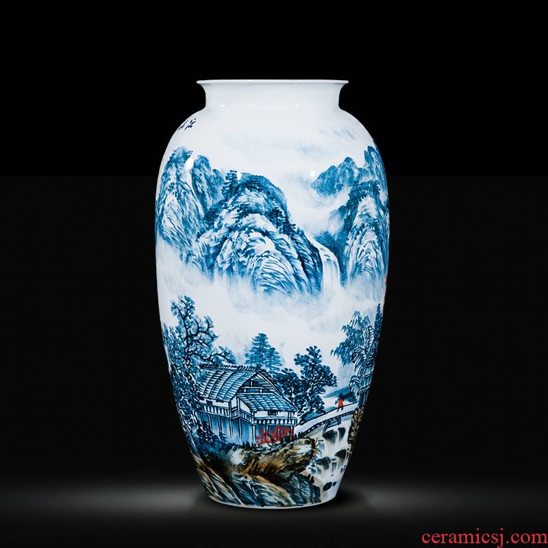 The Master of jingdezhen ceramics hand - made big vase home sitting room adornment is placed, the hotel villa, arts and crafts