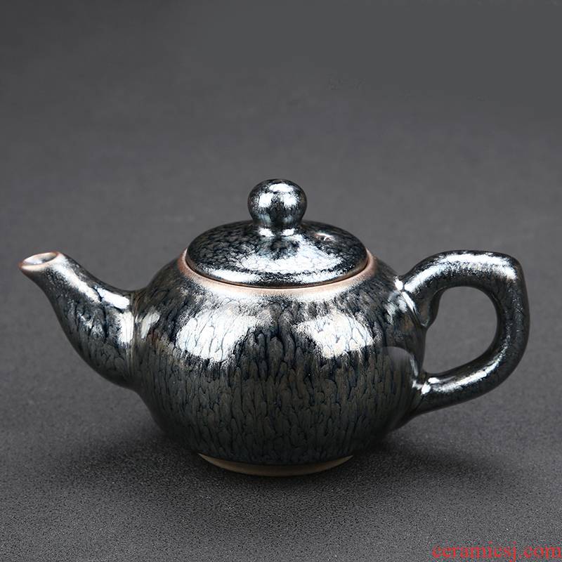 Ya xin company hall jianyang iron tire building ceramic lamp that kung fu tea set home oil drops Jane tureen teapot teacup