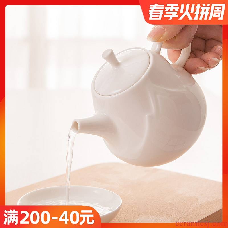 Creative kitchen ceramic caster capped contracted household condiments soy sauce pot pot seasoning bottle of vinegar bottle