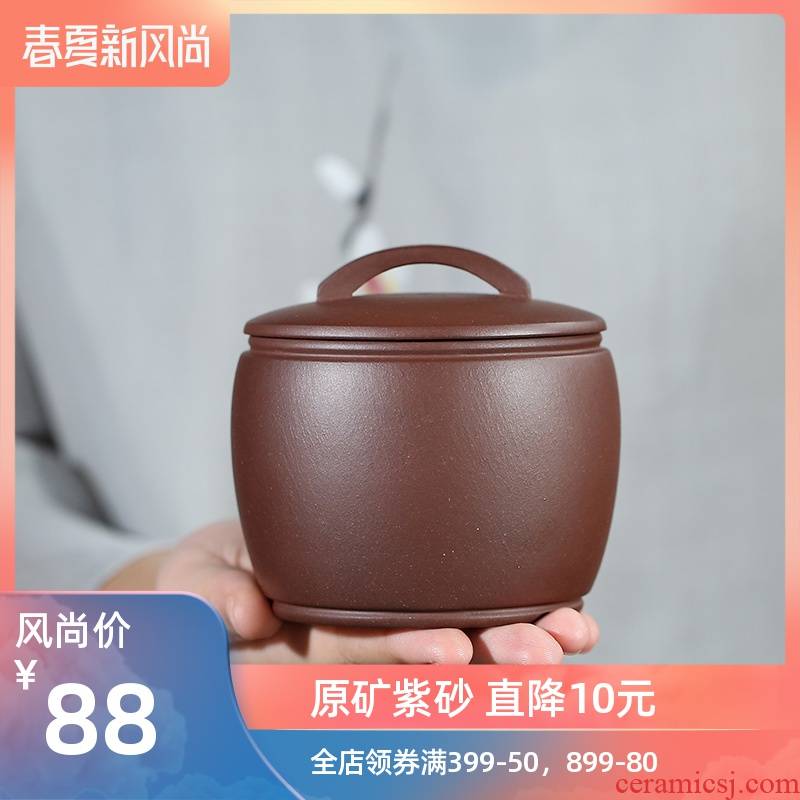Yixing purple sand tea sealed tank storage tanks tea tea box wake the receive a case as cans ceramic tea pot