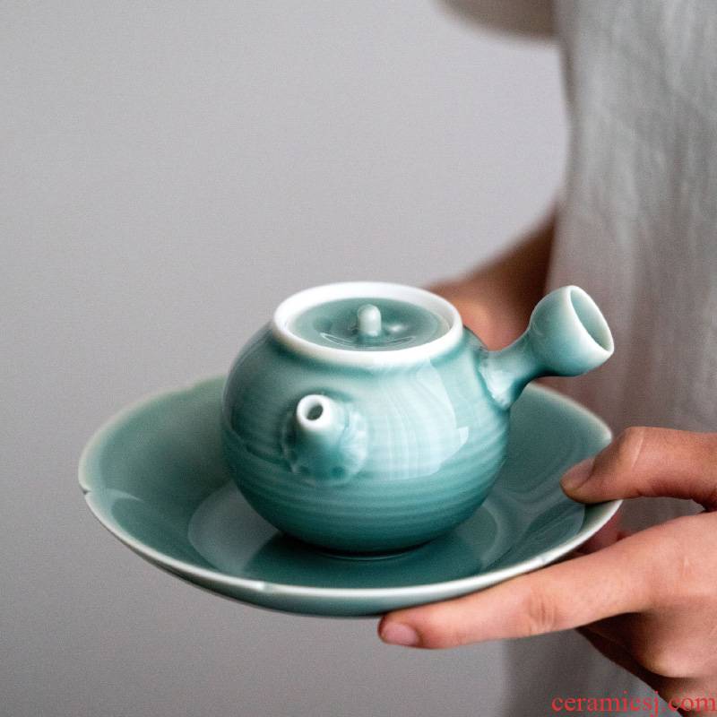 JingLan jingdezhen day its a ceramic glaze pot of bearing dry mercifully tureen doesn water mat kung fu tea accessories