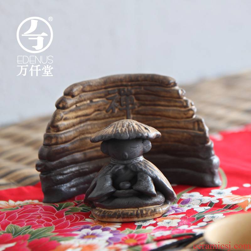 Thousands of thousand hall creative ceramic furnishing articles Song Yun, its art, lovely home furnishing articles a zen monk sitting room