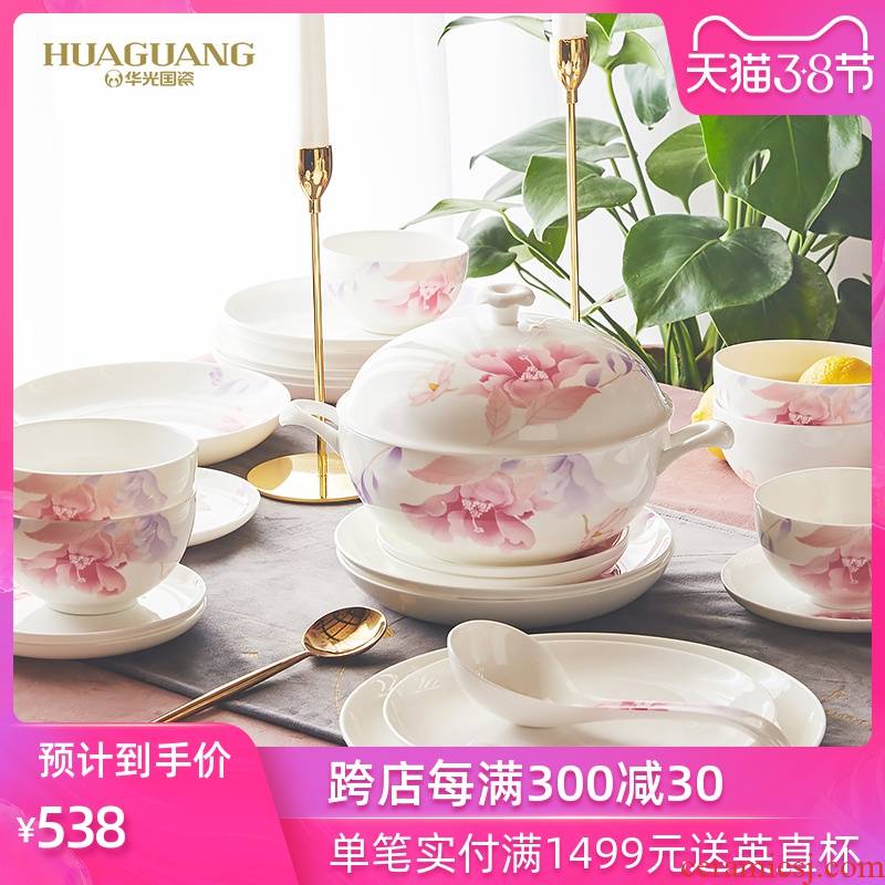 Uh guano countries porcelain ipads porcelain tableware suit dishes suit household dishes Chinese tableware suit elixir of love