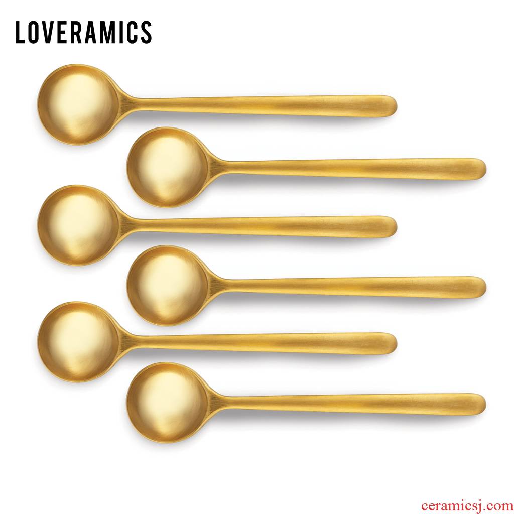 Loveramics love Mrs Straight size 13 cm long mixing spoon, spoon, coffee spoon teaspoon 6 pack