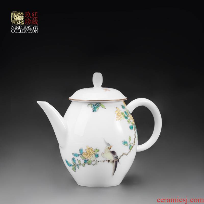 About Nine katyn mini jingdezhen ceramic teapot with small kung fu tea set filter teapot is pot of tea accessories