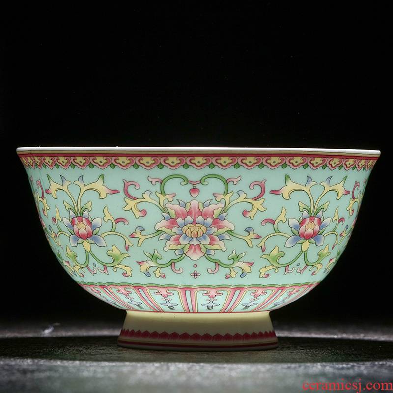 Jingdezhen ceramic tableware archaize 4.5 inch rice bowls noodles bowl soup bowl microwave hot longevity bowl. A gift