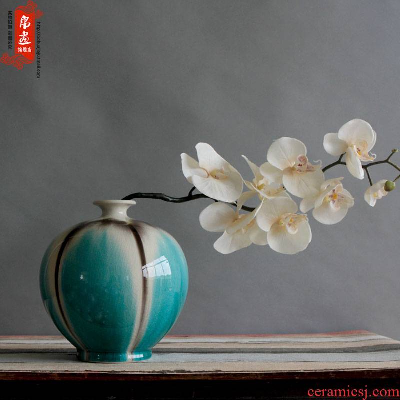 Jingdezhen ceramic up ceramic decoration home sitting room TV ark, flower flower flower ornaments furnishing articles