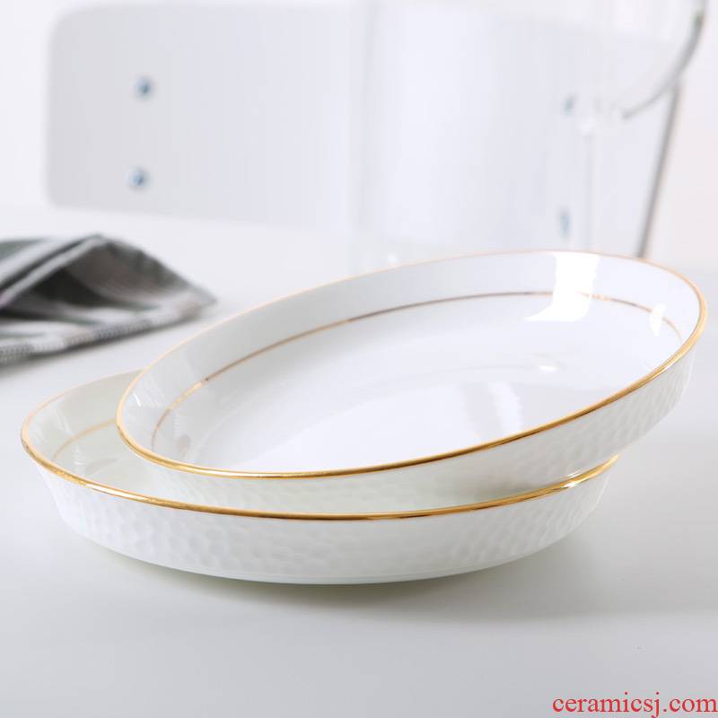 See the ipads porcelain of jingdezhen ceramic creative water cube western - style food home up phnom penh dish dish home meal soup plate plate plate