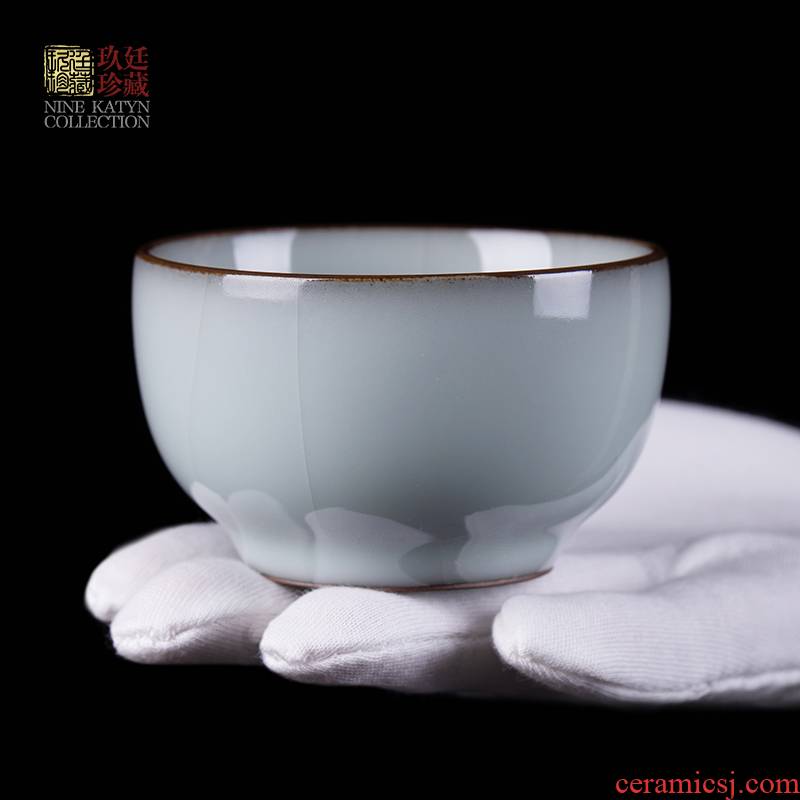 Nine at the jingdezhen up CPU master cup single cup tea set piece of kung fu tea cups sample tea cup for its ehrs personal cup