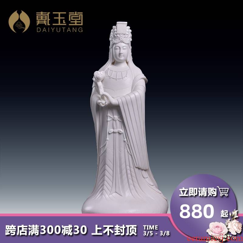 Yutang dai ceramic mazu statute furnishing articles maejo celestial days empress the virgin niang mother worship god in the sky