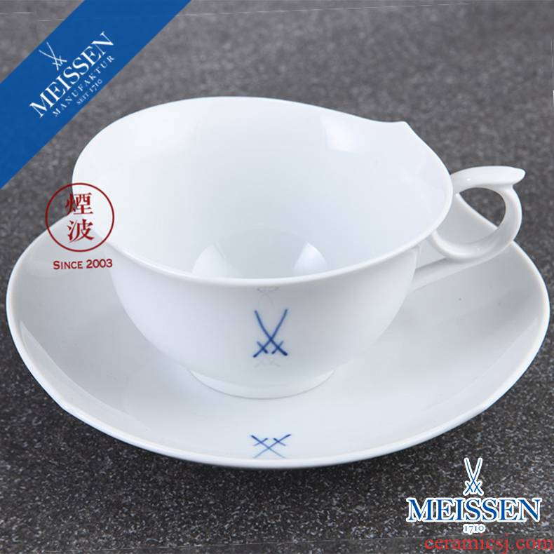 German mason MEISSEN porcelain magic blue waves double sword series coffee cup of afternoon tea