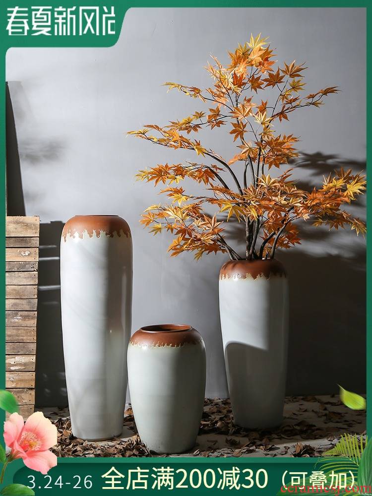 Restoring ancient ways is a sitting room be born between coarse pottery store example company decorative flower flower implement jingdezhen ceramic decoration