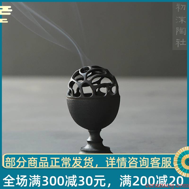 Poly real scene of jingdezhen ceramic tea set accessories star darksteel fine carved incense buner TaoXiang tea accessories