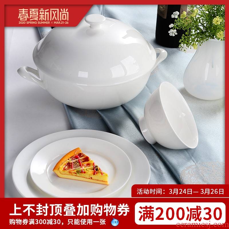 The Dao yuen court dream tableware high - grade ipads porcelain bowls of pure small bowl of soup bowl bowl of any free combination collocation ceramic bowl