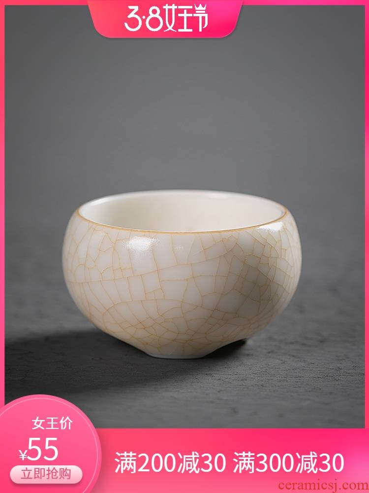 Jiangnan kung fu tea set ceramic cups past a single master your up sample tea cup cup tea cup suet jade white porcelain