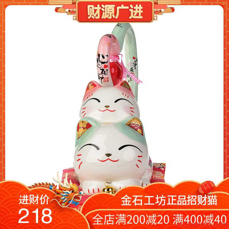 Stone workshop lovers long tail of already plutus cat ceramic furnishing articles wedding gifts creative gift girlfriends girlfriend