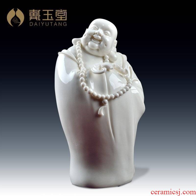 Big Zheng Guoming yutang dai dehua white porcelain its art home furnishing articles/set of four maitreya D41-41