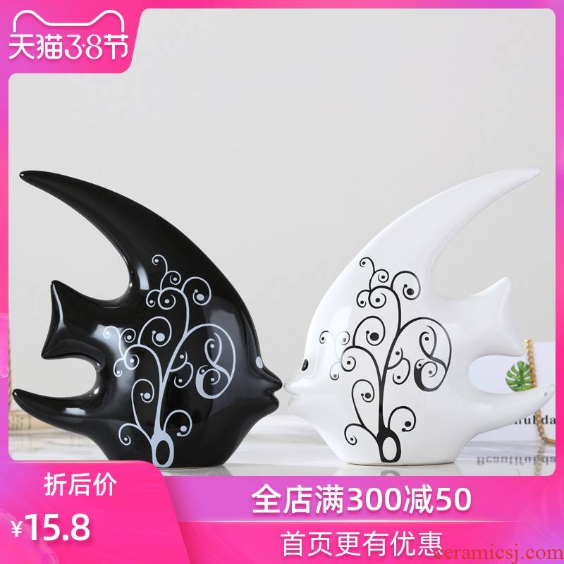 Creative I and contracted style home decoration of the room is small adorn article, small ornament desktop furnishing articles ceramic arts and crafts