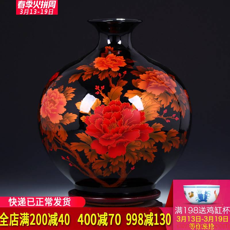 Jingdezhen ceramics, vases, flower arranging the sitting room of TV ark, wine porch home furnishing articles wedding gift