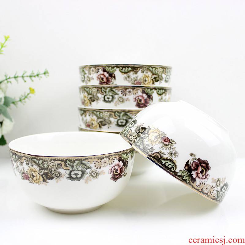 People 's livelihood industry English rose rainbow such as bowl five inches 5.5 inch 6 7 inches, 8 inch classic able to bear or endure look up phnom penh tableware soup bowl