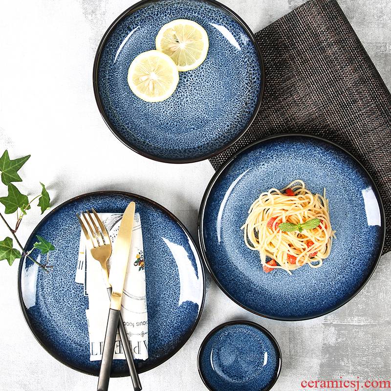 Yuquan household ceramics tableware eat rice bowl rice bowls a single large rainbow such as bowl bowl dish fish dish dish soup plate