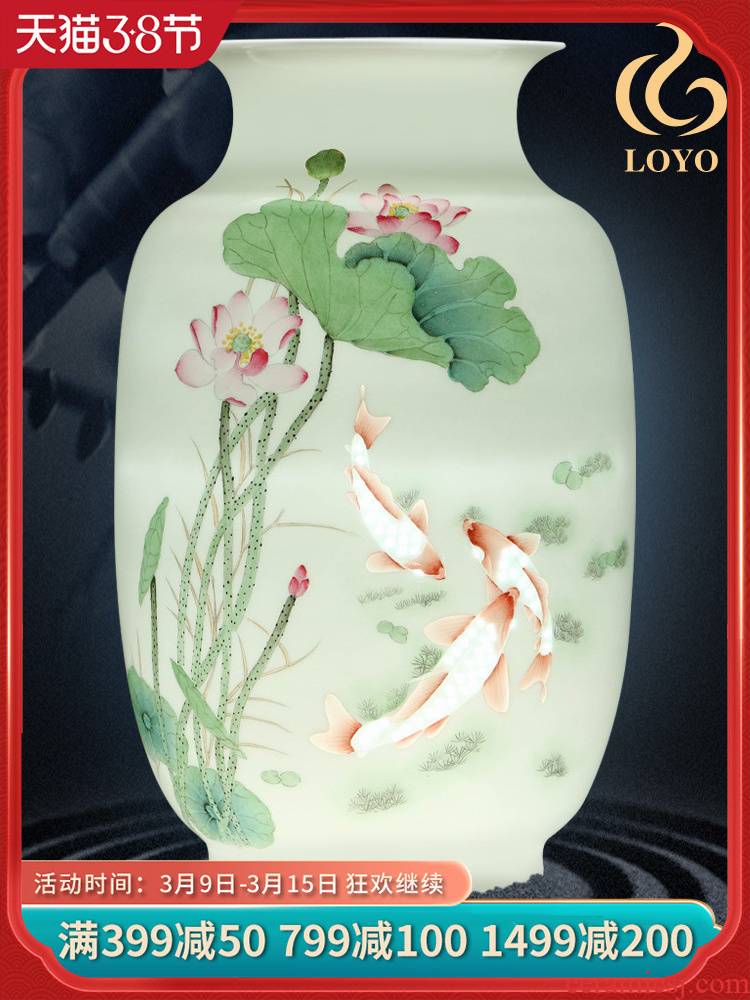 Jingdezhen ceramics hand - made years more vases, flower arranging decorations furnishing articles household decoration decoration in the living room