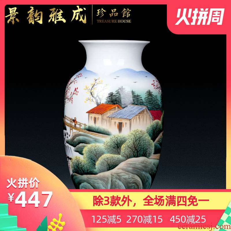 Jingdezhen ceramic hand - made ceramic vase celebrity famous Bridges porcelain modern home furnishing articles