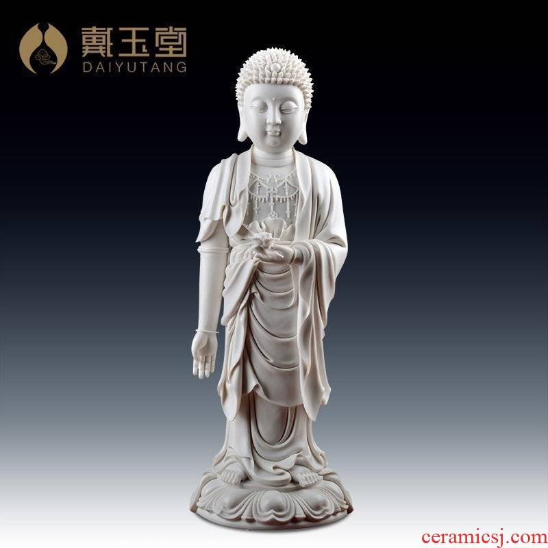 Yutang dai dehua porcelain its craft art collection in the sitting room place/amitabha D19-58