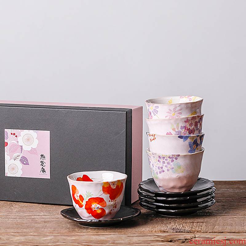 Fawn field'm out of Japanese imported from Japan and ceramic cup saucer scented tea tea set gift boxes