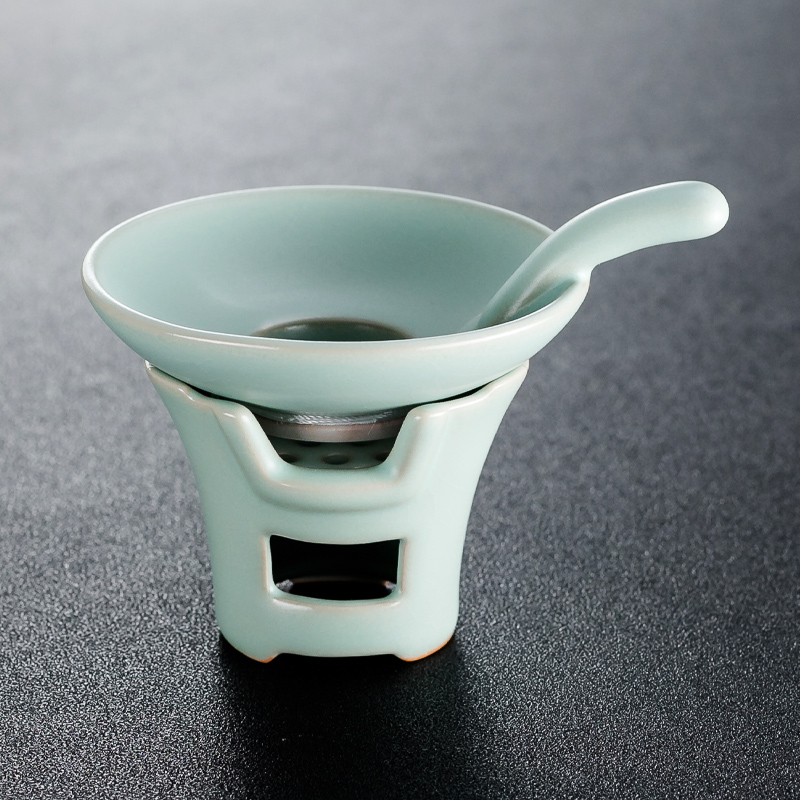 NiuRen your up) filter kung fu tea set ceramic tea accessories tea tea tea - leaf filtering option tea strainer