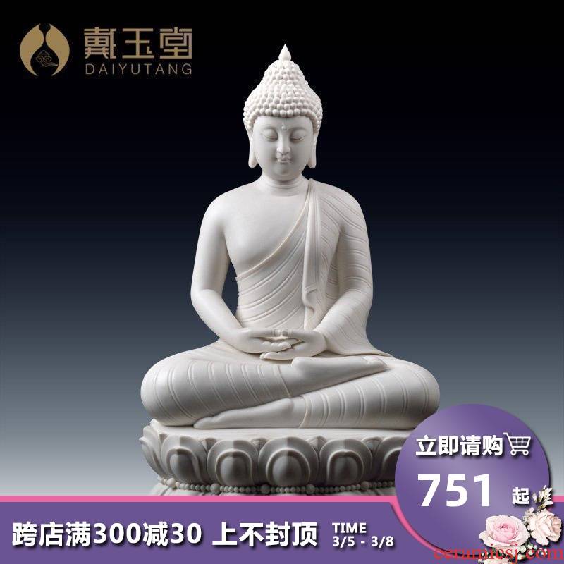 Dehua porcelain its art yutang dai southeast Asia figure of Buddha sitting room to furnishing articles/Thai Buddha D26-20