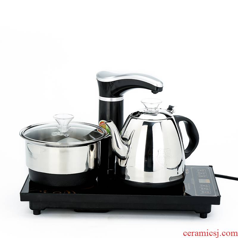 Porcelain heng tong automatic water electric tea stove four unity kung fu tea set tea sets tea kettle spare parts
