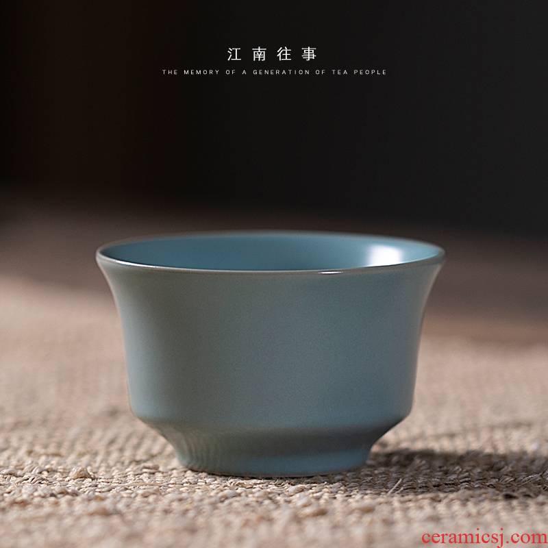 Jiangnan past shamrock vice - mayor of ceramic kung fu tea set single cup your up open piece of masters cup sample tea cup small tea cups