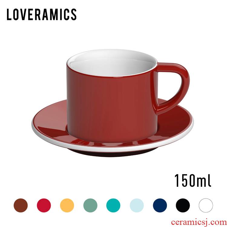Loveramics love Mrs Straight shape 150 ml contracted American coffee cups and saucers kapoor, ceramic cup
