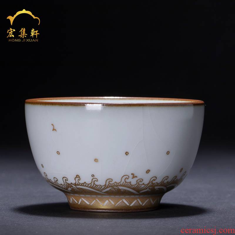 Hand your up with jingdezhen ceramic household paint your porcelain bowl cups little kung fu tea master cup by Hand