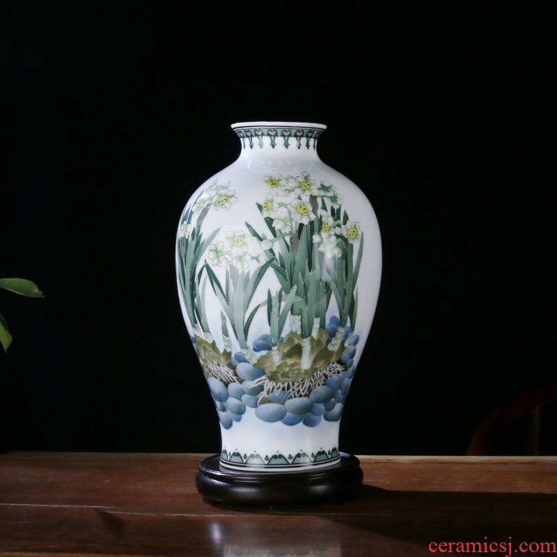 Under the liling porcelain glaze porcelain good remit hand - made ceramic vase colorful ceramics sitting room place giving pure and refreshing