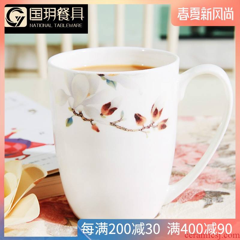Tangshan creative ceramic cup coffee cups of milk for breakfast cup suit household glass ipads China mugs